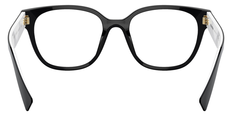 Miu Miu® MU 02VV Eyeglasses MU 02VV 10G1O1 52 - Black & White