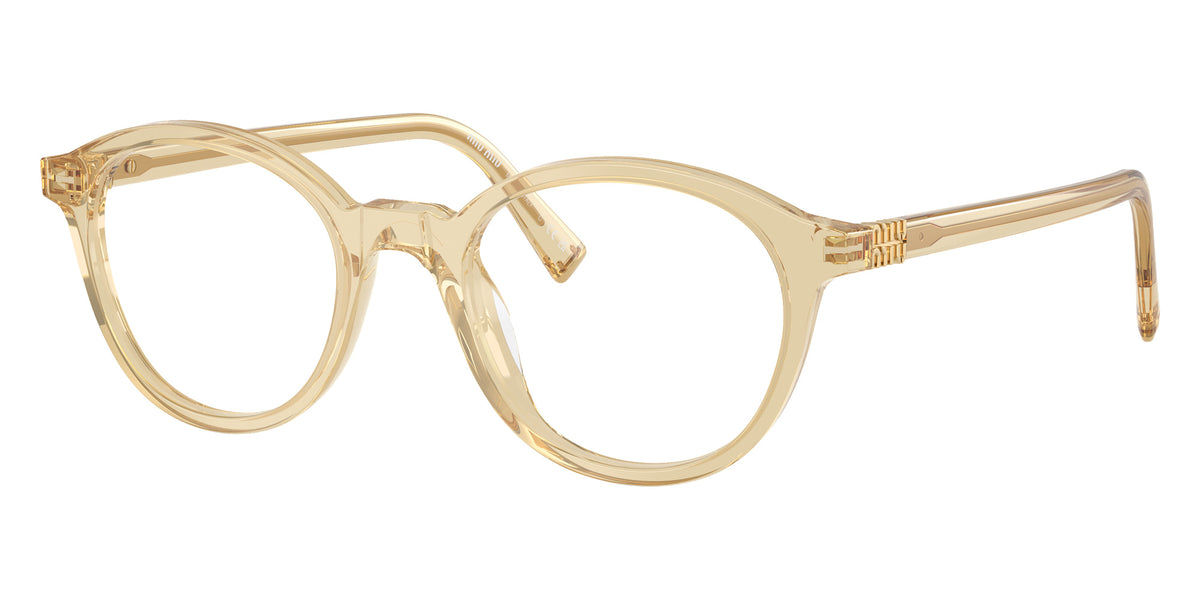 Miu Miu® MU 02WV Eyeglasses MU 02WV 11T1O1 50 - Transparent Beige