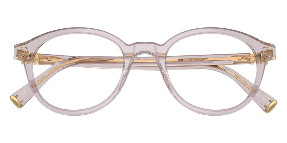 Miu Miu® MU 02WV Eyeglasses MU 02WV 12W1O1 50 - Mauve Transparent
