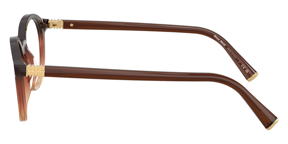 Miu Miu® MU 02WV Eyeglasses MU 02WV 24C1O1 50 - Brown Transparent