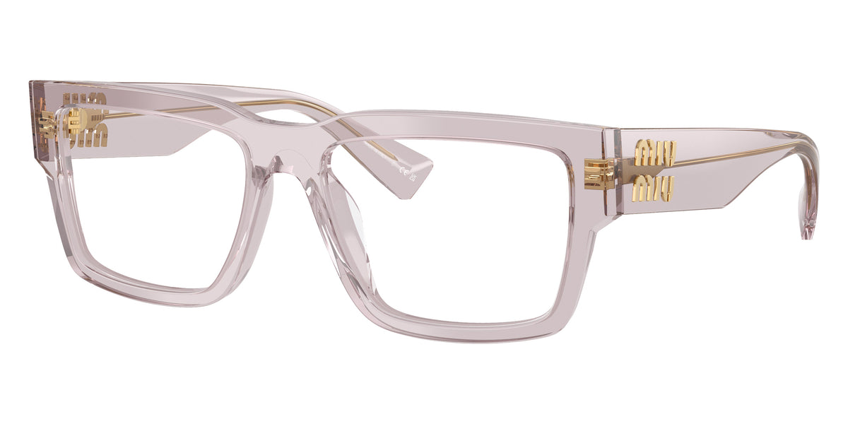 Miu Miu® MU 02XV Eyeglasses MU 02XV 12W1O1 54 - Transparent Mauve