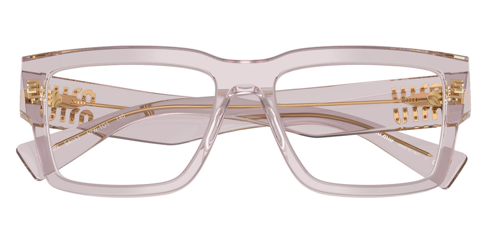 Miu Miu® MU 02XV Eyeglasses MU 02XV 12W1O1 54 - Transparent Mauve