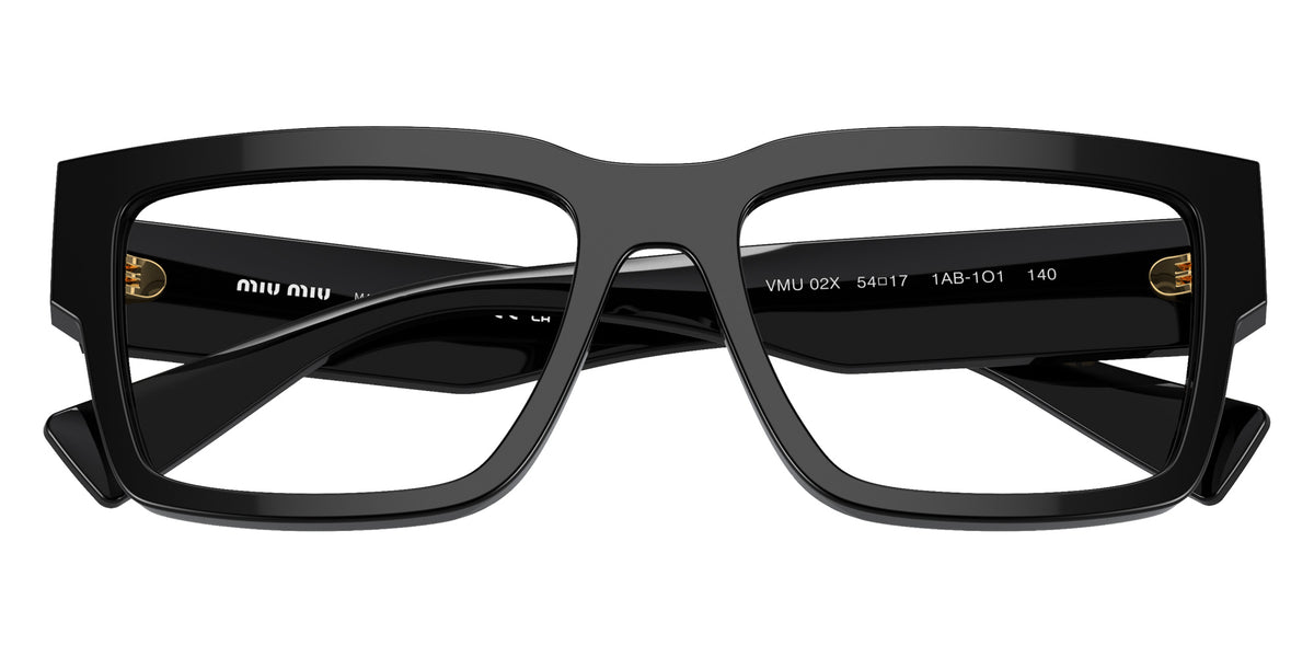Miu Miu® MU 02XV Eyeglasses MU 02XV 1AB1O1 54 - Black