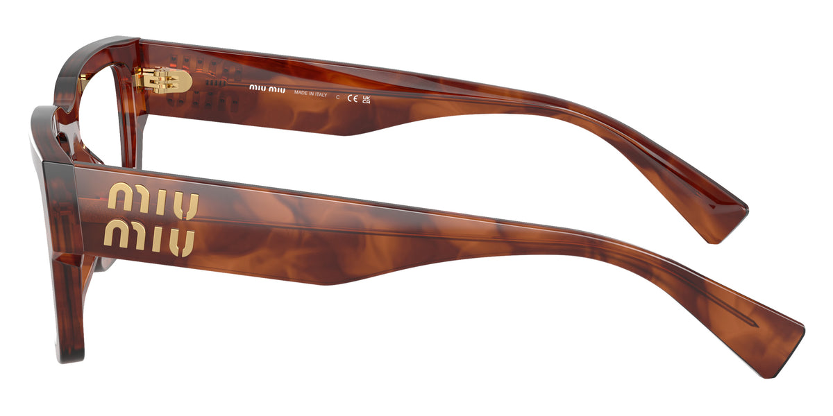 Miu Miu® MU 02XV Eyeglasses MU 02XV 26E1O1 54 - Striped Tobacco