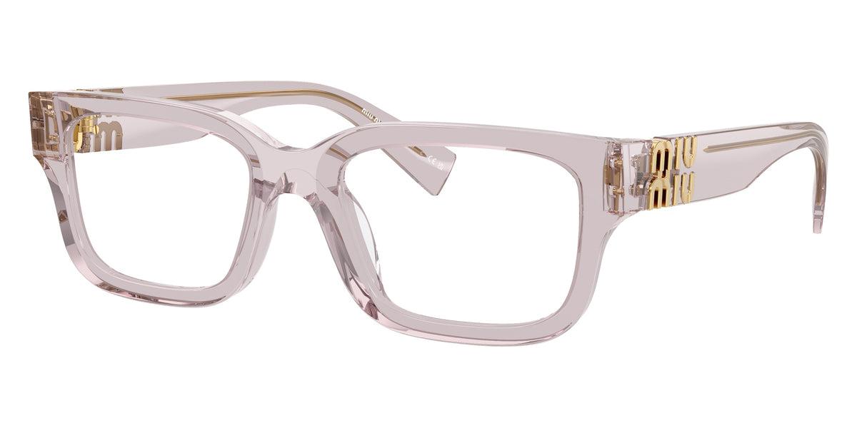 Miu Miu® MU 02YV Eyeglasses MU 02YV 12W1O1 53 - Transparent Mauve