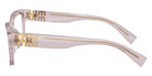Miu Miu® MU 02YV Eyeglasses MU 02YV 12W1O1 53 - Transparent Mauve