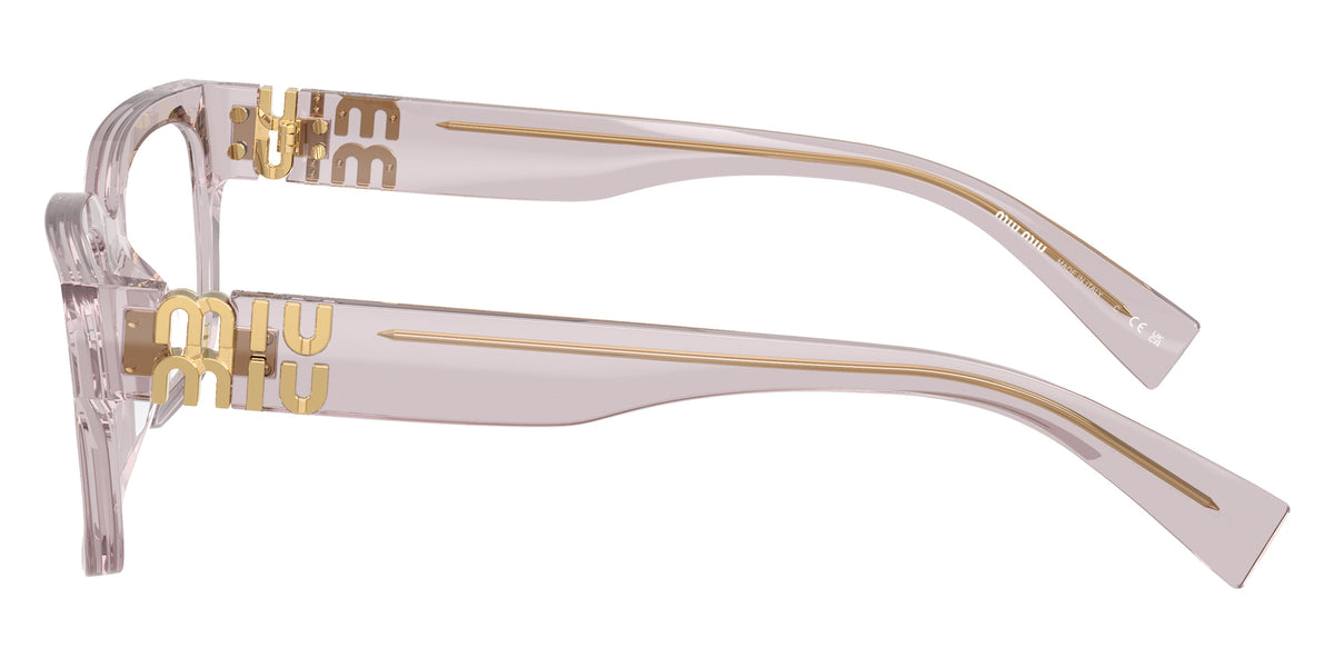 Miu Miu® MU 02YV Eyeglasses MU 02YV 12W1O1 53 - Transparent Mauve