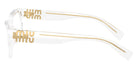 Miu Miu® MU 02YV Eyeglasses MU 02YV 15Z1O1 53 - Transparent