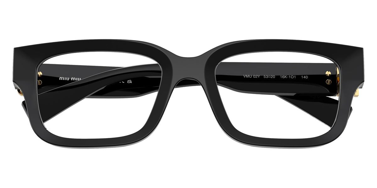 Miu Miu® MU 02YV Eyeglasses MU 02YV 16K1O1 53 - Black
