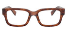 Miu Miu® MU 02YV Eyeglasses MU 02YV 26E1O1 53 - Stripped Tobacco