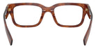 Miu Miu® MU 02YV Eyeglasses MU 02YV 26E1O1 53 - Stripped Tobacco
