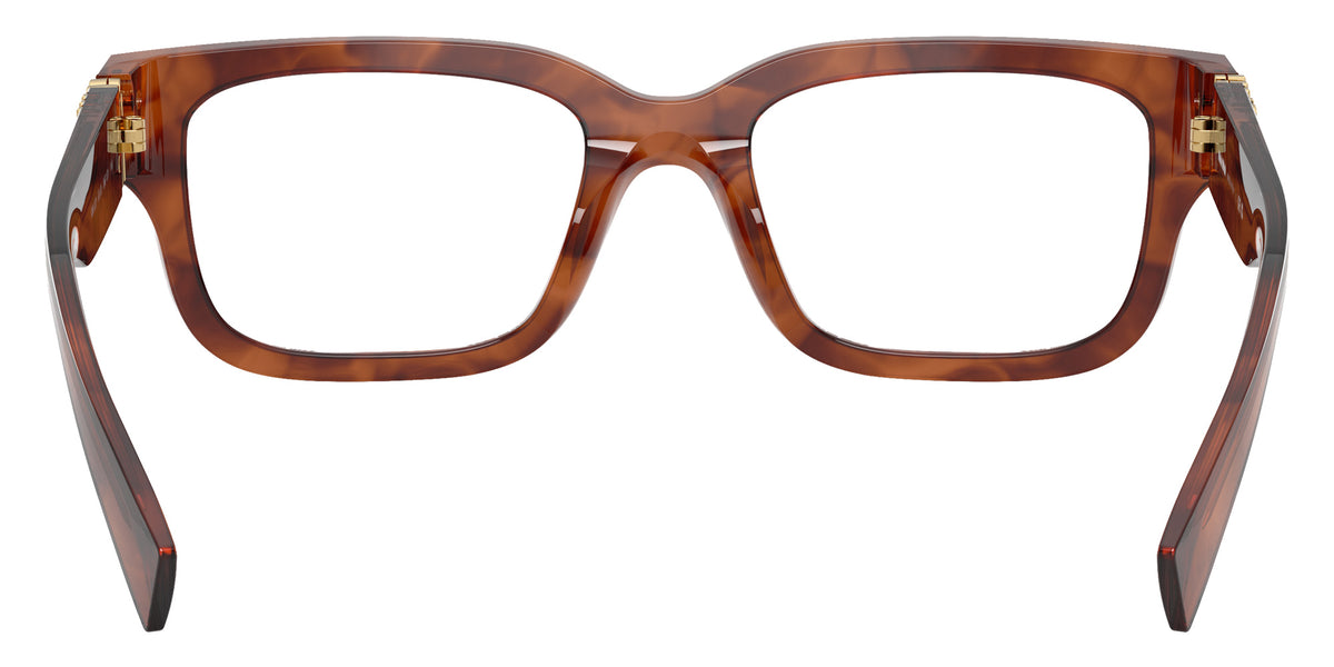 Miu Miu® MU 02YV Eyeglasses MU 02YV 26E1O1 53 - Stripped Tobacco