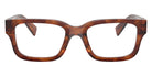 Miu Miu® MU 02YVF Eyeglasses MU 02YVF 26E1O1 54 - Stripped Tobacco