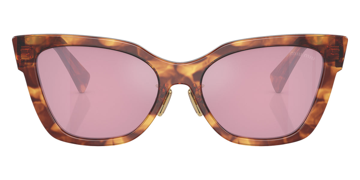 Miu Miu® MU 02ZS Sunglasses MU 02ZS 11Q50D 56 - Striped Tobacco
