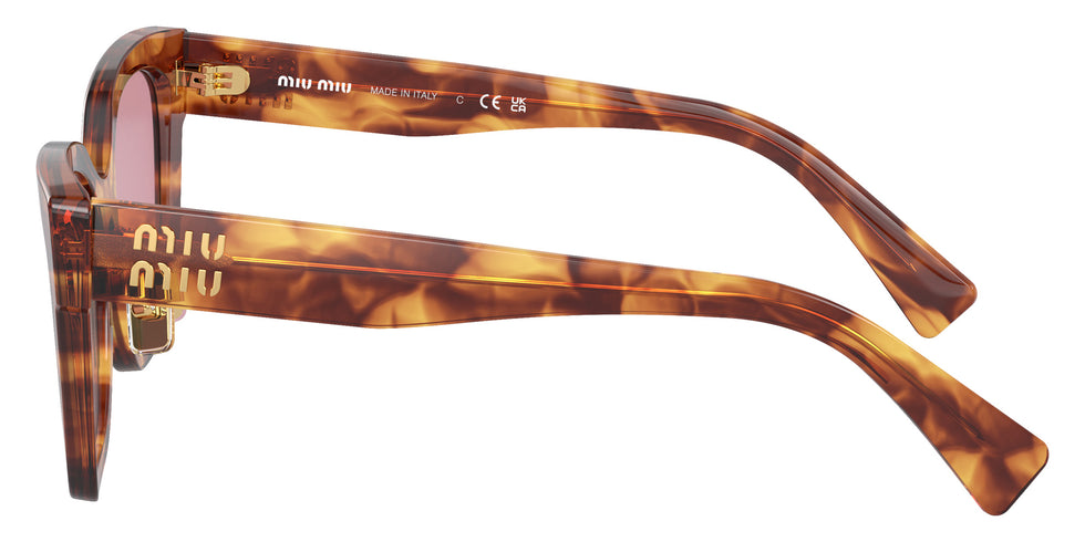 Miu Miu® MU 02ZS Sunglasses MU 02ZS 11Q50D 56 - Striped Tobacco