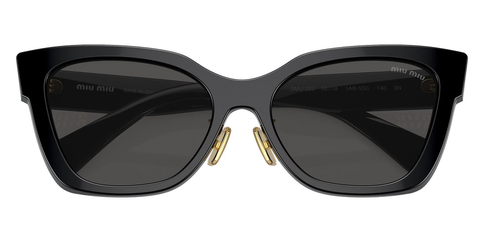 Miu Miu® MU 02ZS Sunglasses MU 02ZS 1AB5S0 56 - Black
