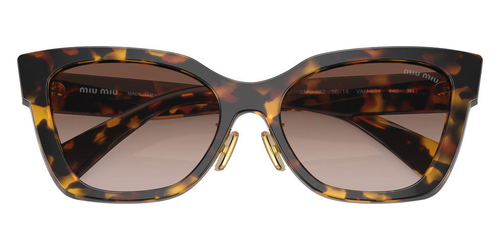 Miu Miu® MU 02ZS Sunglasses MU 02ZS VAU6S1 56 - Honey Havana