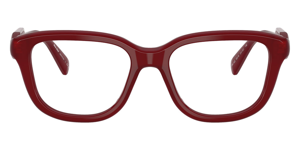 Miu Miu® MU 02ZV Eyeglasses MU 02ZV 21I1O1 53 - Opal Red