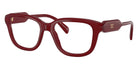 Miu Miu® MU 02ZV Eyeglasses MU 02ZV 21I1O1 53 - Opal Red