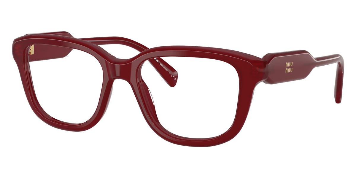 Miu Miu® MU 02ZV Eyeglasses MU 02ZV 21I1O1 53 - Opal Red