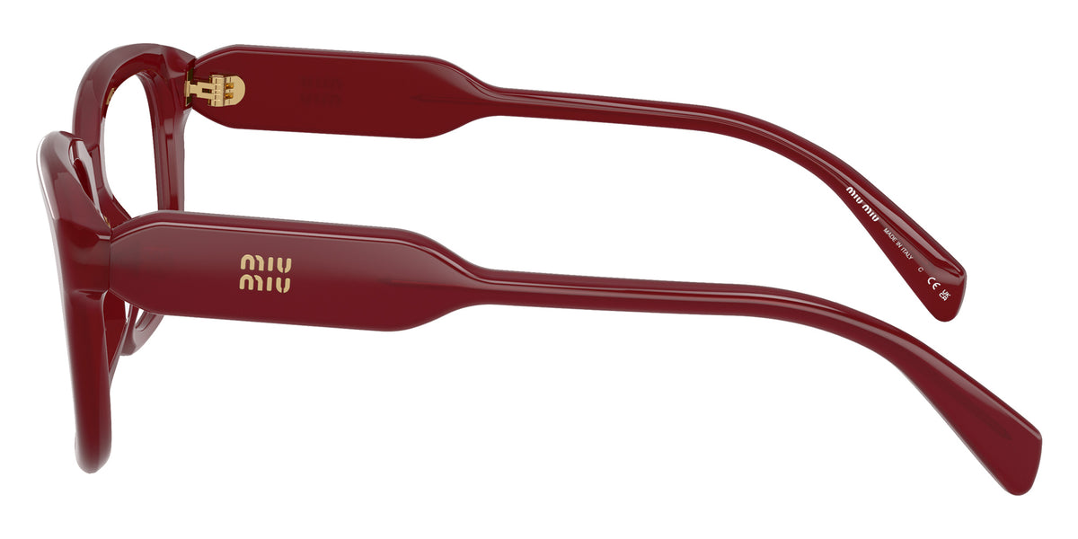 Miu Miu® MU 02ZV Eyeglasses MU 02ZV 21I1O1 53 - Opal Red