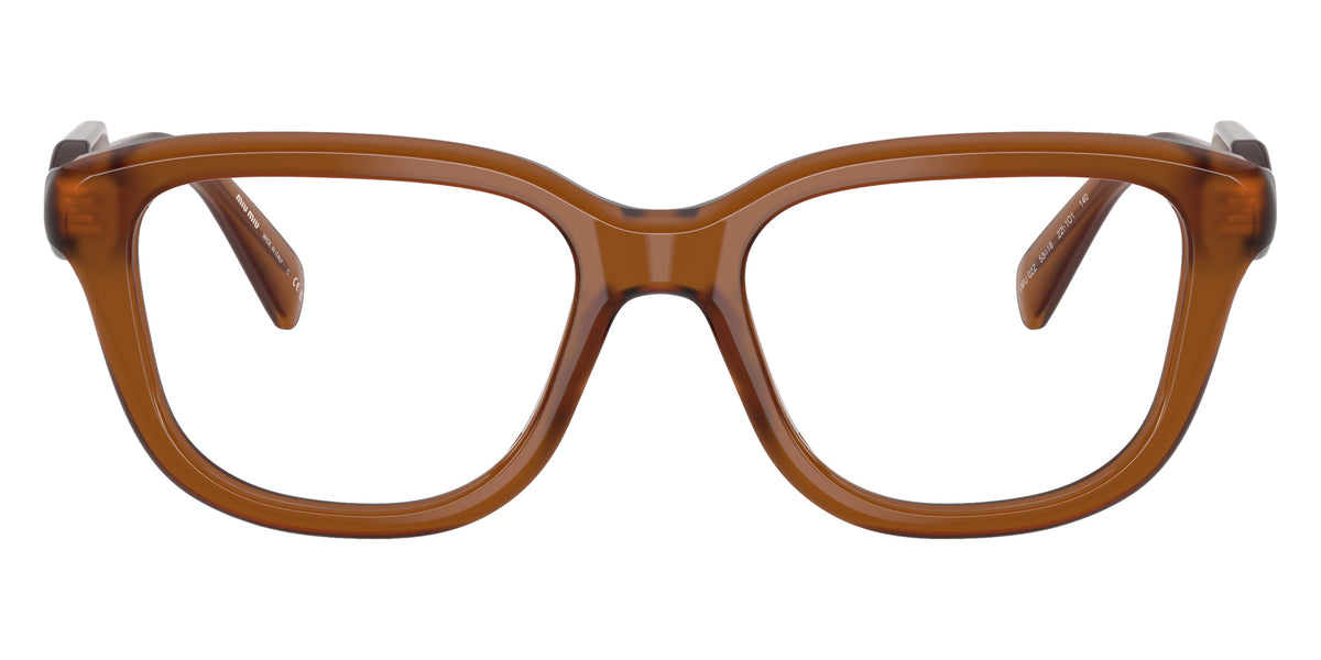 Miu Miu® MU 02ZV Eyeglasses MU 02ZV 22I1O1 53 - Opal Brown