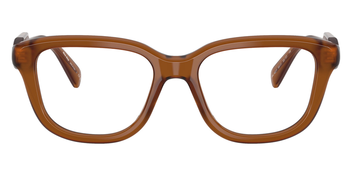 Miu Miu® MU 02ZVF Eyeglasses MU 02ZVF 22I1O1 53 - Opal Brown
