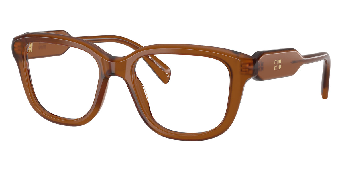 Miu Miu® MU 02ZVF Eyeglasses MU 02ZVF 22I1O1 53 - Opal Brown