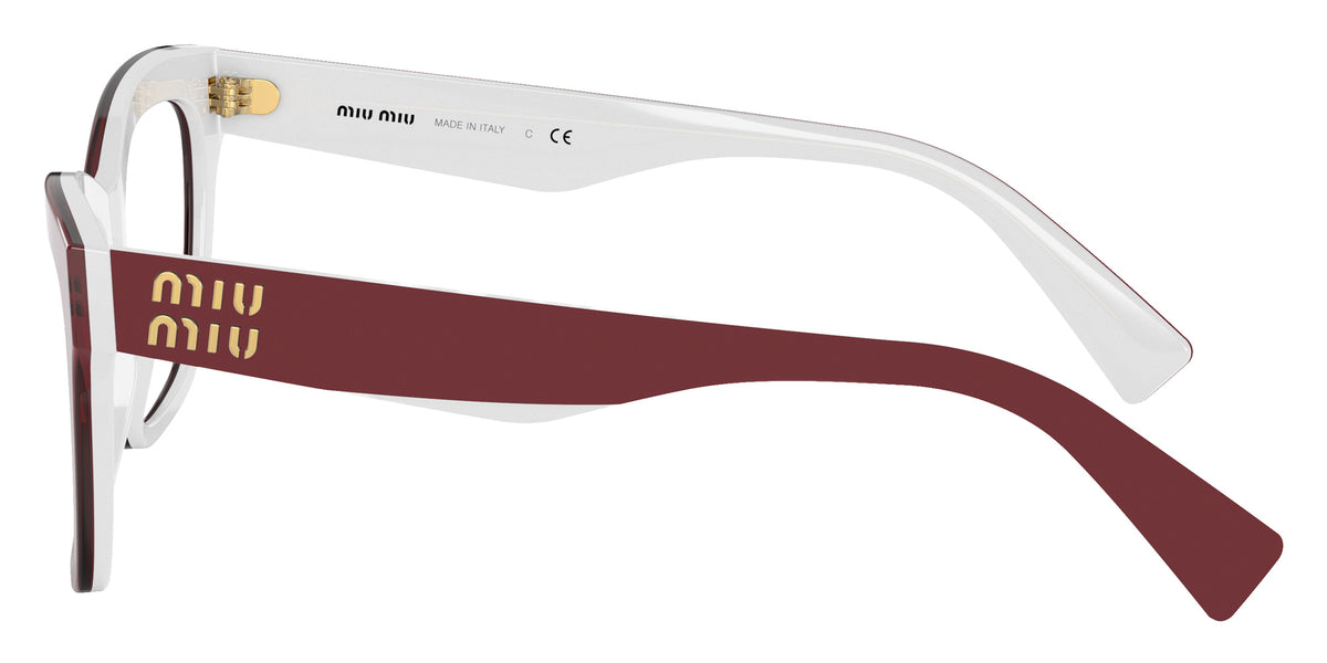 Miu Miu® MU 03UV Eyeglasses MU 03UV 10D1O1 52 - Red White
