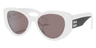 Miu Miu® MU 03WS Sunglasses MU 03WS 05X05P 53 - White Opal And Black