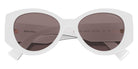 Miu Miu® MU 03WS Sunglasses MU 03WS 05X05P 53 - White Opal And Black
