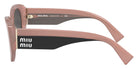 Miu Miu® MU 03WS Sunglasses MU 03WS 06X5S0 53 - Pink Opal And Black