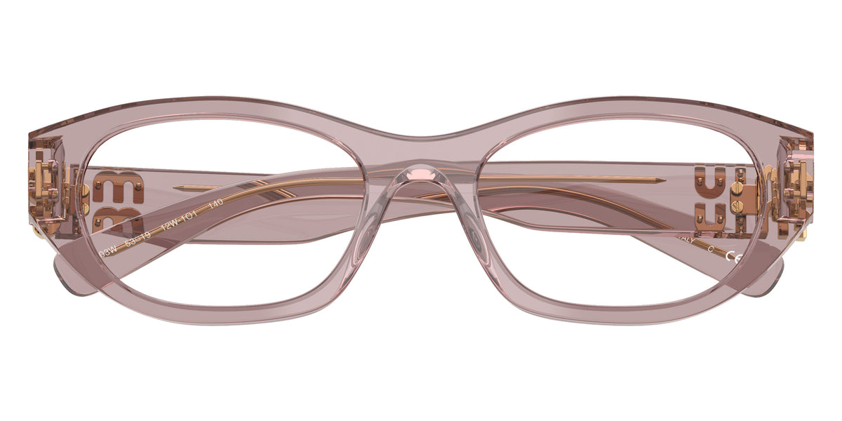 Miu Miu® MU 03WV Eyeglasses MU 03WV 12W1O1 53 - Mauve Transparent