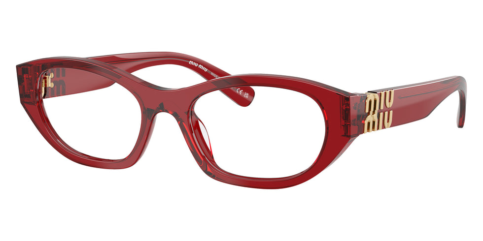 Miu Miu® MU 03WV Eyeglasses MU 03WV 25M1O1 53 - Scarlet