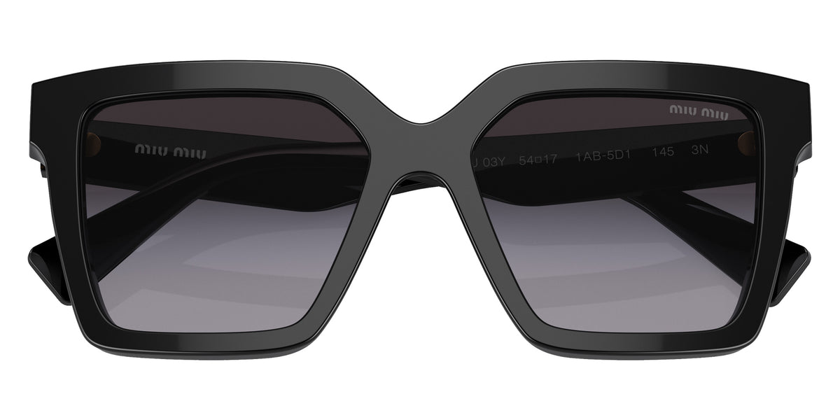 Miu Miu® MU 03YS Sunglasses MU 03YS 1AB5D1 54 - Black