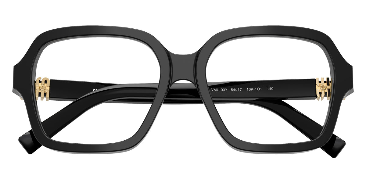 Miu Miu® MU 03YV Eyeglasses MU 03YV 16K1O1 54 - Black