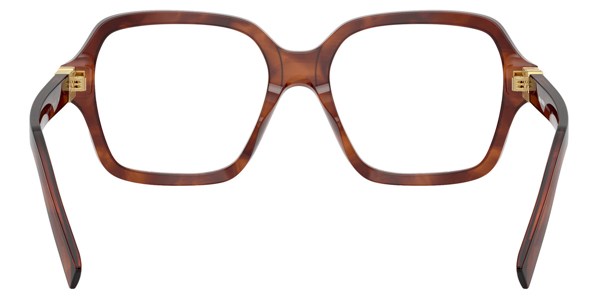 Miu Miu® MU 03YV Eyeglasses MU 03YV 26E1O1 54 - Striped Tobacco