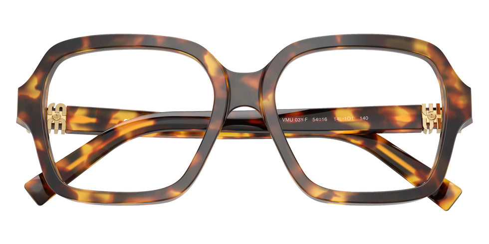 Miu Miu® MU 03YVF Eyeglasses MU 03YVF 14L1O1 54 - Havana Honey