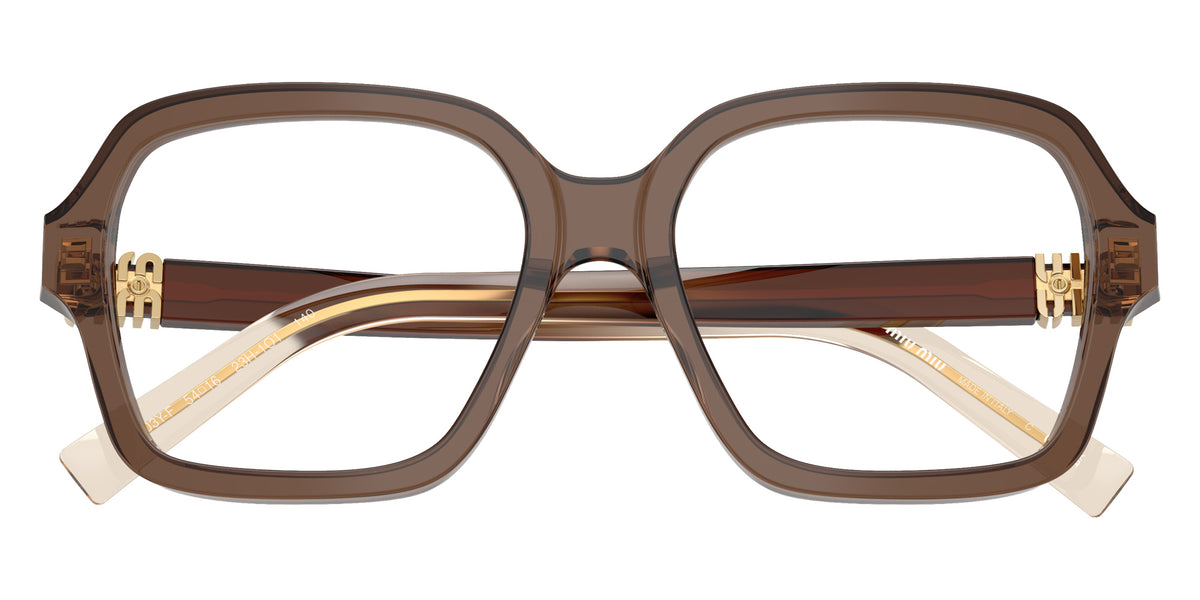 Miu Miu® MU 03YVF Eyeglasses MU 03YVF 23H1O1 54 - Brown Gradient