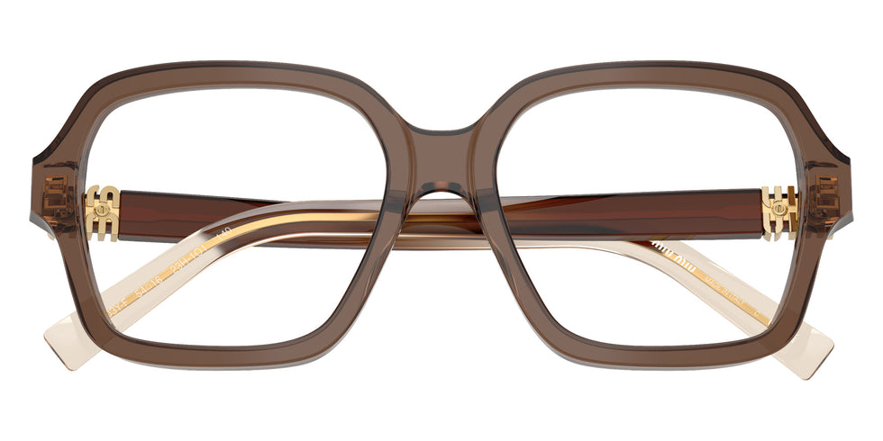 Miu Miu® MU 03YVF Eyeglasses MU 03YVF 23H1O1 54 - Brown Gradient