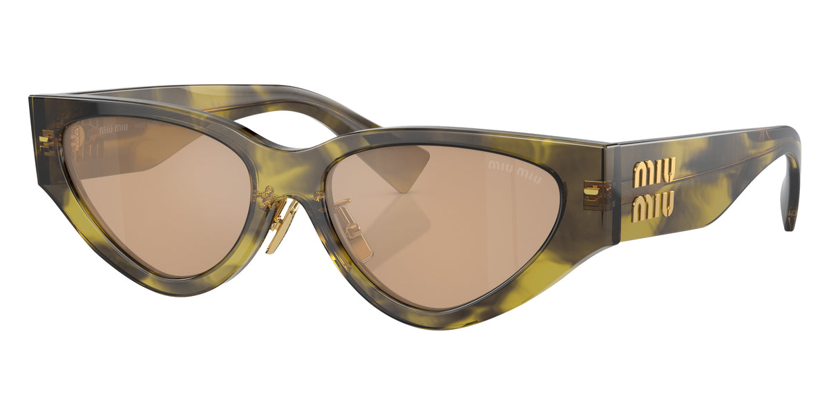 Miu Miu® MU 03ZS Sunglasses MU 03ZS 13Q40D 54 - Striped Ivy