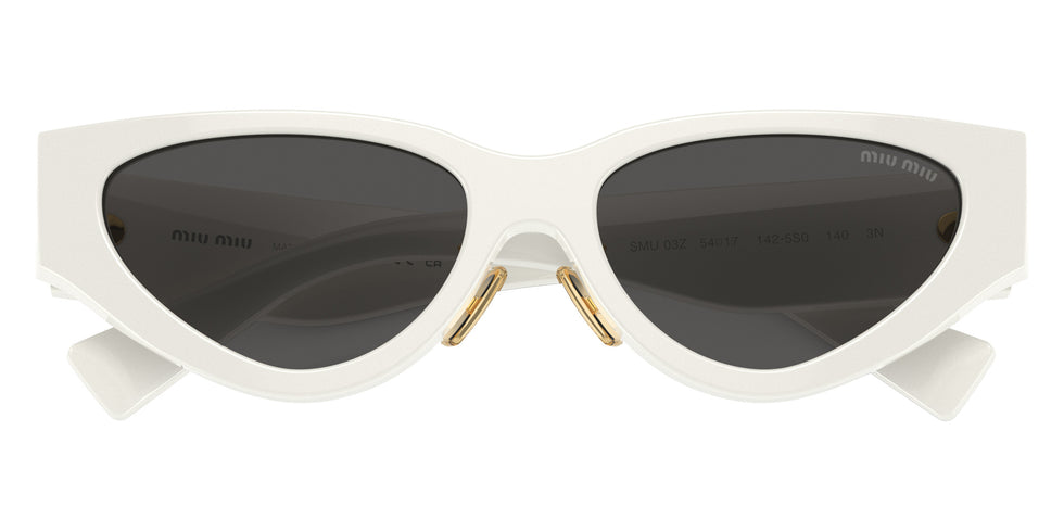 Miu Miu® MU 03ZS Sunglasses MU 03ZS 1425S0 54 - White