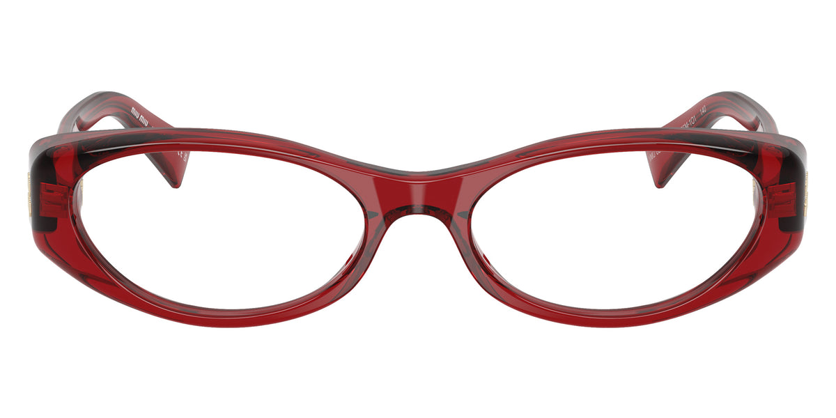 Miu Miu® MU 03ZV Eyeglasses MU 03ZV 25M1O1 53 - Transparent Red