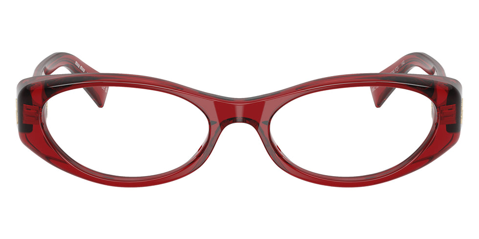 Miu Miu® MU 03ZV Eyeglasses MU 03ZV 25M1O1 53 - Transparent Red