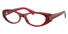 Miu Miu® MU 03ZV Eyeglasses MU 03ZV 25M1O1 53 - Transparent Red