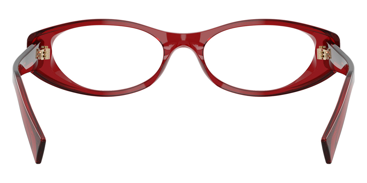 Miu Miu® MU 03ZV Eyeglasses MU 03ZV 25M1O1 53 - Transparent Red