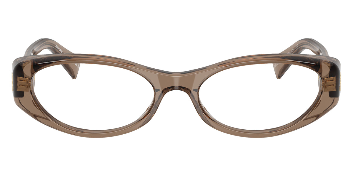 Miu Miu® MU 03ZV Eyeglasses MU 03ZV 26M1O1 55 - Transparent Brown