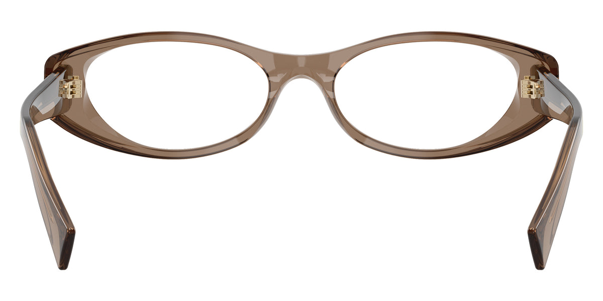 Miu Miu® MU 03ZV Eyeglasses MU 03ZV 26M1O1 55 - Transparent Brown