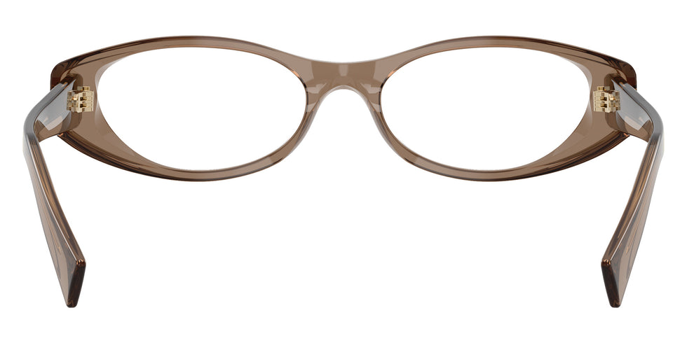 Miu Miu® MU 03ZV Eyeglasses MU 03ZV 26M1O1 55 - Transparent Brown