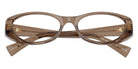 Miu Miu® MU 03ZV Eyeglasses MU 03ZV 26M1O1 55 - Transparent Brown